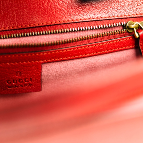 ❌SOLD❌Gucci Medium Sylvie Bag Red - Picture 12 of 13